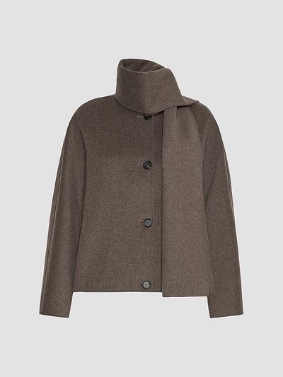 Max Mara Women's Cropped Wool Broadcloth Jacket