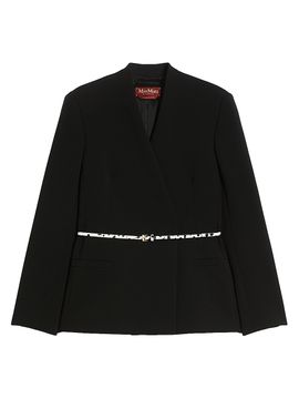 Max Mara Women's Double Breasted Cady Jacket with Belt