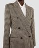 Max Mara Women's Double Breasted Houndstooth Jersey Blazer - 5