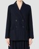 Max Mara Women's Double Breasted Pinstripe Wool Jacket - 3