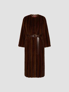 Max Mara Women's Fluffy Textured Long Coat
