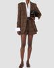 Max Mara Women's Glen Plaid Jersey Shorts - 2