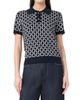 Max Mara Women's Jacquard Wool Polo Shirt - 3