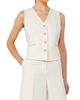 Max Mara Women's Linen and Cable Knit Gilet - 2