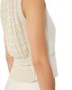 Max Mara Women's Linen and Cable Knit Gilet - 4