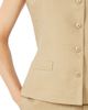 Max Mara Women's Linen Canvas Gilet - 5
