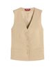 Max Mara Women's Linen Canvas Gilet - 6