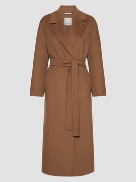 Max Mara Women's Long Wool Drap Wrap Coat