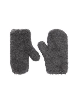 Max Mara Women's Mittens in Wool and Alpaca Teddy Fabric