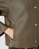 Max Mara Women's Nappa Leather Crew Neck Jacket - 5