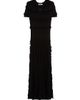 Max Mara Women's Patterned Viscose Yarn Dress - 6