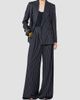 Max Mara Women's Pinstripe Jersey Trousers - 2