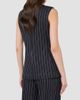 Max Mara Women's Pinstripe Viscose and Wool Jersey Gilet - 4