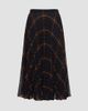 Max Mara Women's Plisse Pleated Georgette Blend Skirt - 6