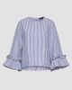Max Mara Women's Poplin Blouse with Ruffles and Flounces - 6