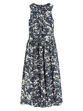 Max Mara Women's Printed Cotton Dress With Belt