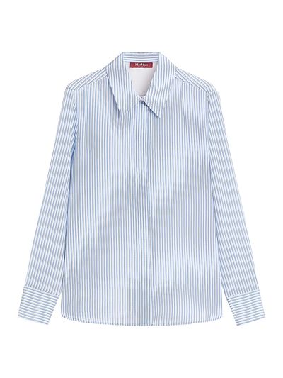 Max Mara Women's Printed Crepe De Chine Shirt