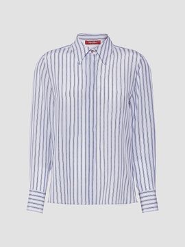 Max Mara Women's Printed Silk Shirt