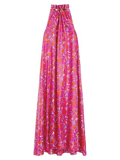 Max Mara Women's Printed Silk Twill Dress