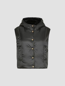 Max Mara Women's Reversible Gilet in Water Repellent Plain Weave Fabric