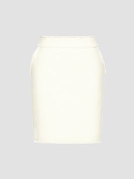 Max Mara Women's Short Wool Jersey Skirt