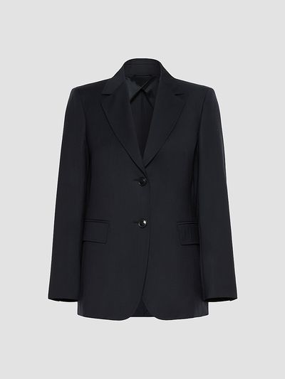 Max Mara Women's Single Breasted Woollen Cloth Jacket