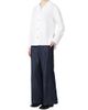 Max Mara Women's Straight Fit Cotton and Linen Denim Trousers - 2