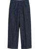 Max Mara Women's Straight Fit Cotton and Linen Denim Trousers - 5