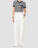 Max Mara Women's Striped Cotton Mesh T-Shirt - 2