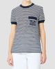 Max Mara Women's Striped Cotton Mesh T-Shirt - 3