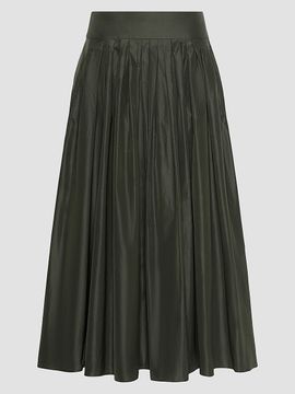Max Mara Women's Taffeta Pleated Skirt
