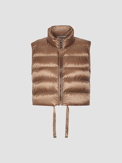 Max Mara Women's Water Repellent Padded Cropped Gilet