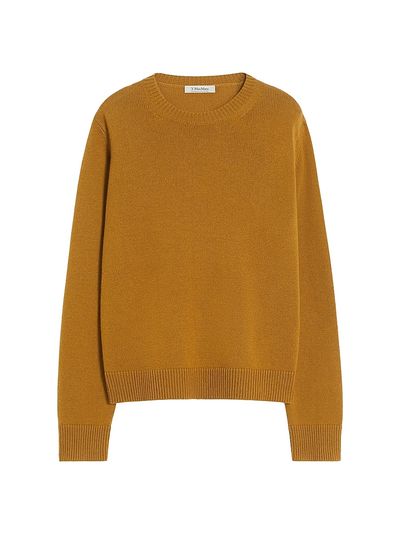 Max Mara Women's Wool and Cashmere Sweater with Patch Detail