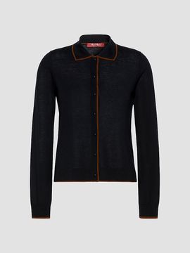 Max Mara Women's Wool and Silk Yarn Cardigan