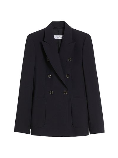 Max Mara Women's Wool Blend Seersucker Blazer