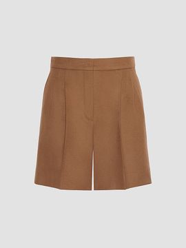 Max Mara Women's Wool Broadcloth Shorts