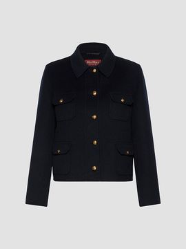 Max Mara Women's Wool Cashmere and Silk Varsity Jacket