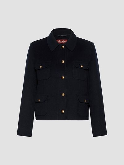 Max Mara Women's Wool Cashmere and Silk Varsity Jacket