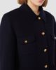 Max Mara Women's Wool Cashmere and Silk Varsity Jacket - 5