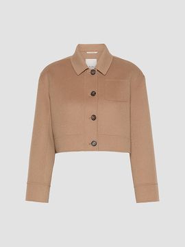 Max Mara Women's Wool Drap Cropped Jacket