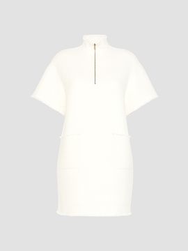 Max Mara Women's Wool Jersey Sweatshirt Dress