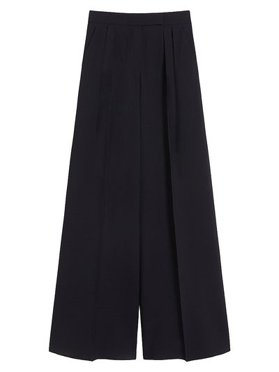 Max Mara Women's Wool Seersucker Trousers