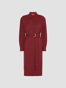 Max Mara Women's Woollen Cloth Shirt Dress