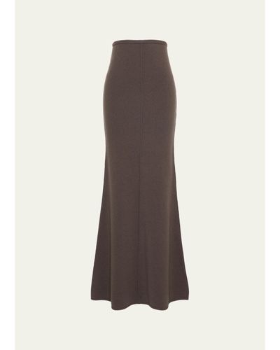 Max Mara Wool & Cashmere Knit Maxi Skirt