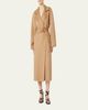 Max Mara Wool Belted Long Wrap Coat - 2