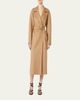 Max Mara Wool Belted Long Wrap Coat - 4