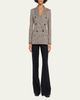 Max Mara Wool Houndstooth Double-Breasted Jacket - 2