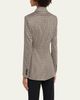 Max Mara Wool Houndstooth Double-Breasted Jacket - 3