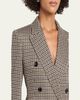 Max Mara Wool Houndstooth Double-Breasted Jacket - 5