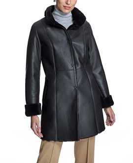 Maximilian Maximilian Nappa Shearling Coat